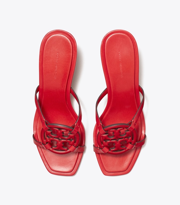 Red Women's Tory Burch Miller Bombé Low Heel Sandals | 79851OLGA