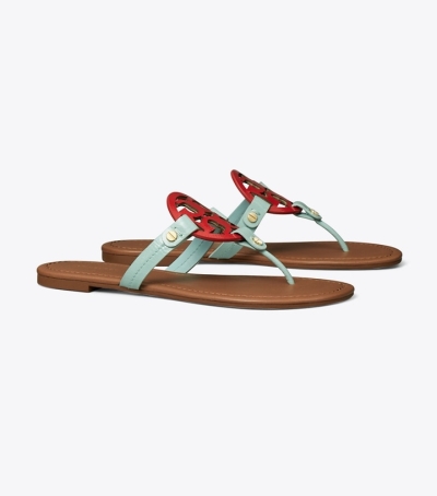 Red Women's Tory Burch Miller Sandal, Leather Sandals | 14025NKMC