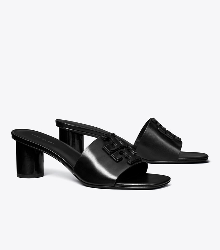 Black Women\'s Tory Burch Ines Heel Sandal Heels | 21546FWHE